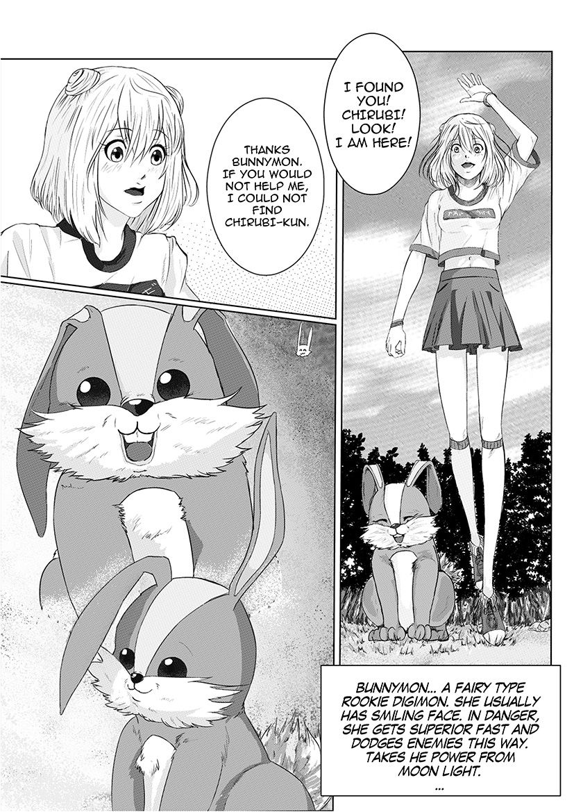 Digimon: Data Hunters Chapter 1 page 26 - Chapter 1 : Awakening of Chirubi, Helpf of Akari and Bunnymon