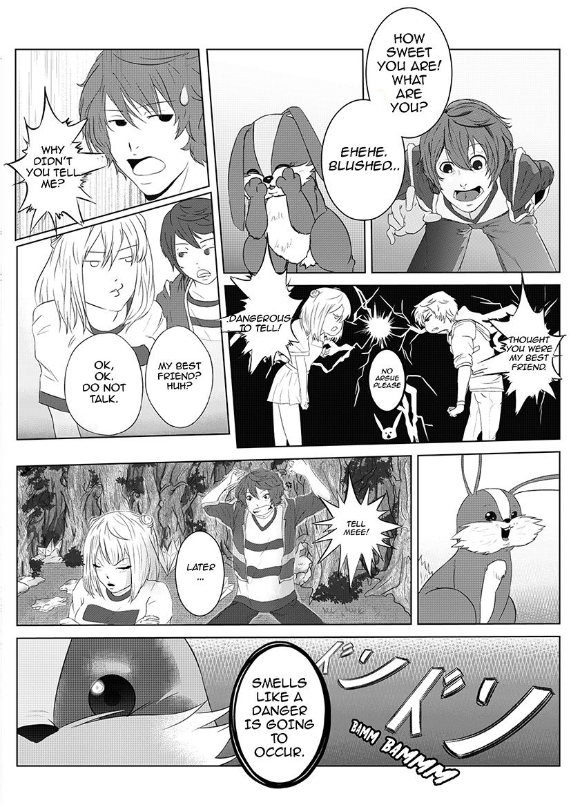 Digimon: Data Hunters Chapter 1 page 27 - Chapter 1 : Awakening of Chirubi, Helpf of Akari and Bunnymon