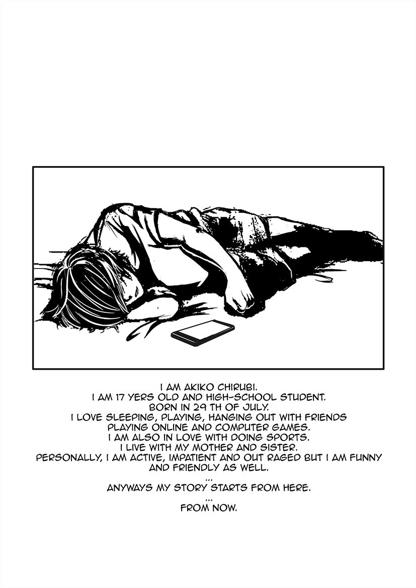 Digimon: Data Hunters Chapter 1 page 5 - Chapter 1 : Awakening of Chirubi, Helpf of Akari and Bunnymon
