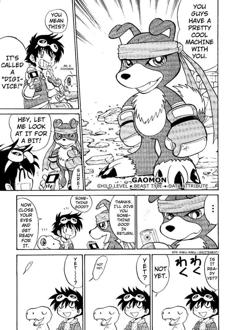 Digimon Next Chapter 5 page 9 - Chapter 5 : Yuu and Gaomon!