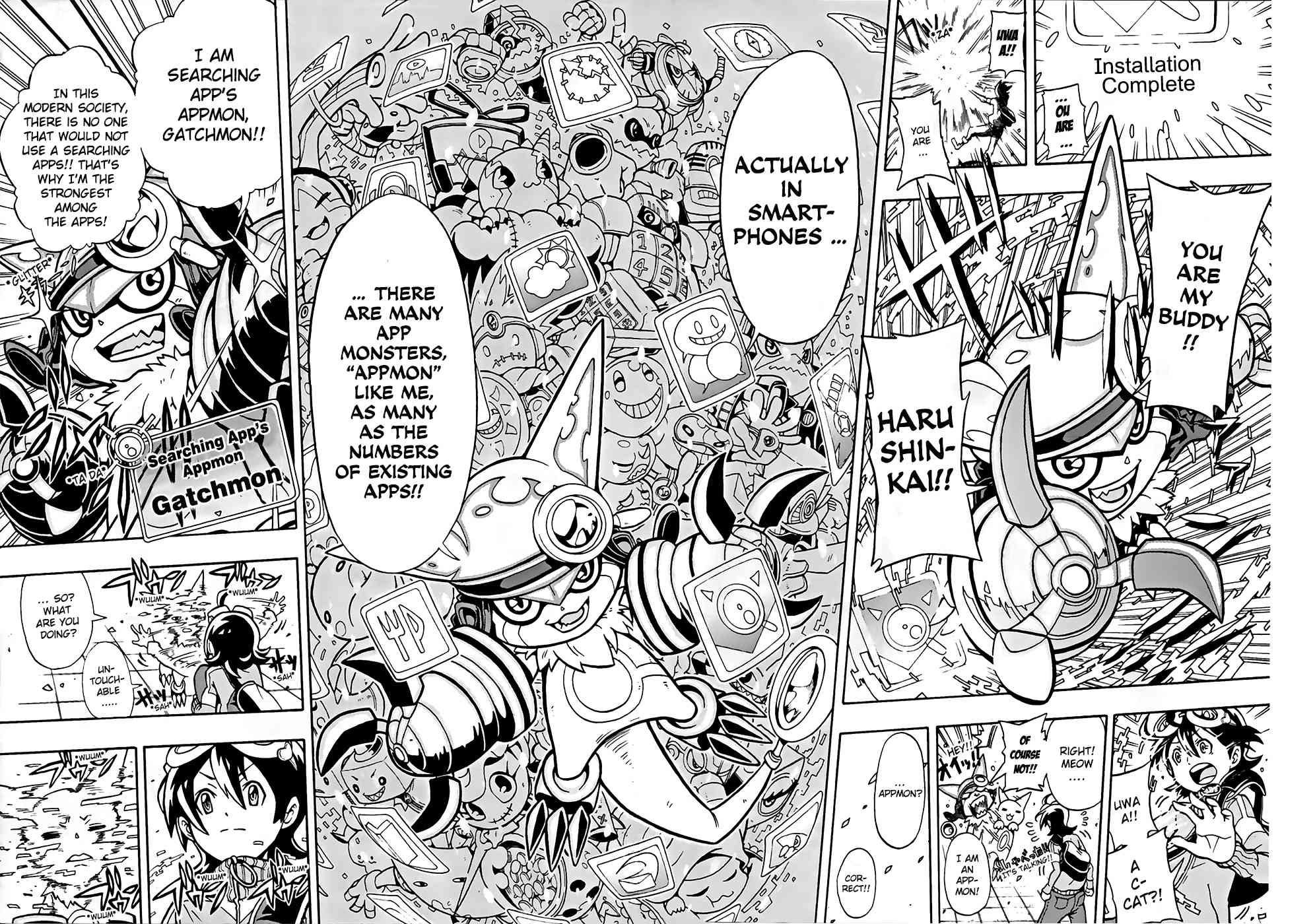 Digimon Universe: Appli Monsters Chapter 1 page 12 - Chapter 1: Protagonist Launched!!