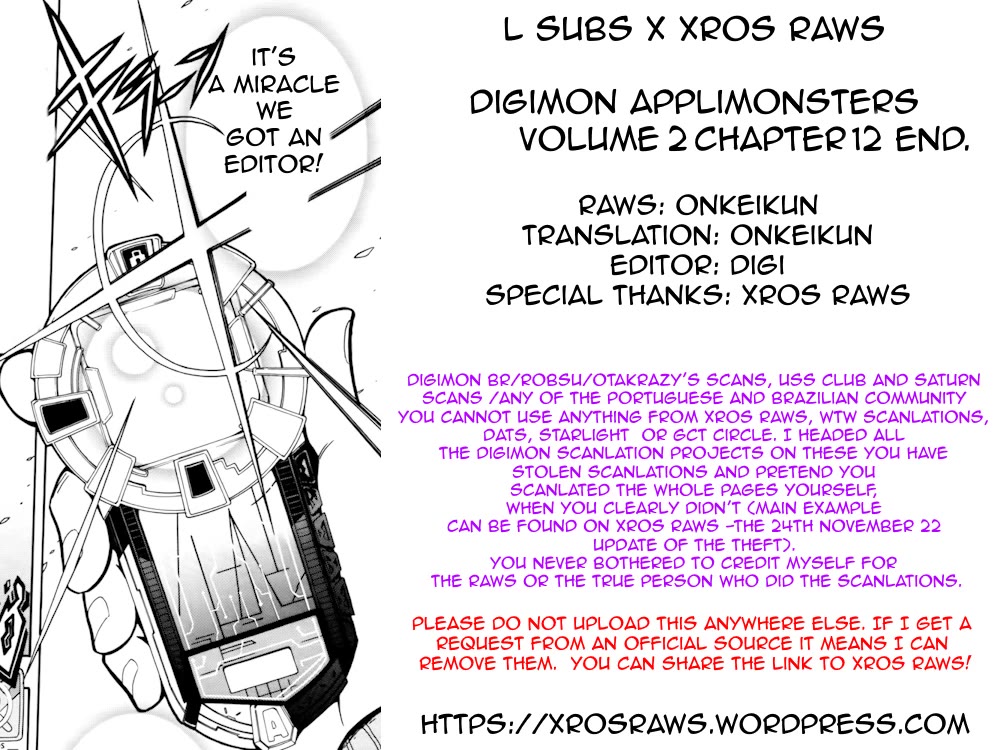 Digimon Universe: Appli Monsters Chapter 12 page 2 - Chapter 12: Gatch!! [END]