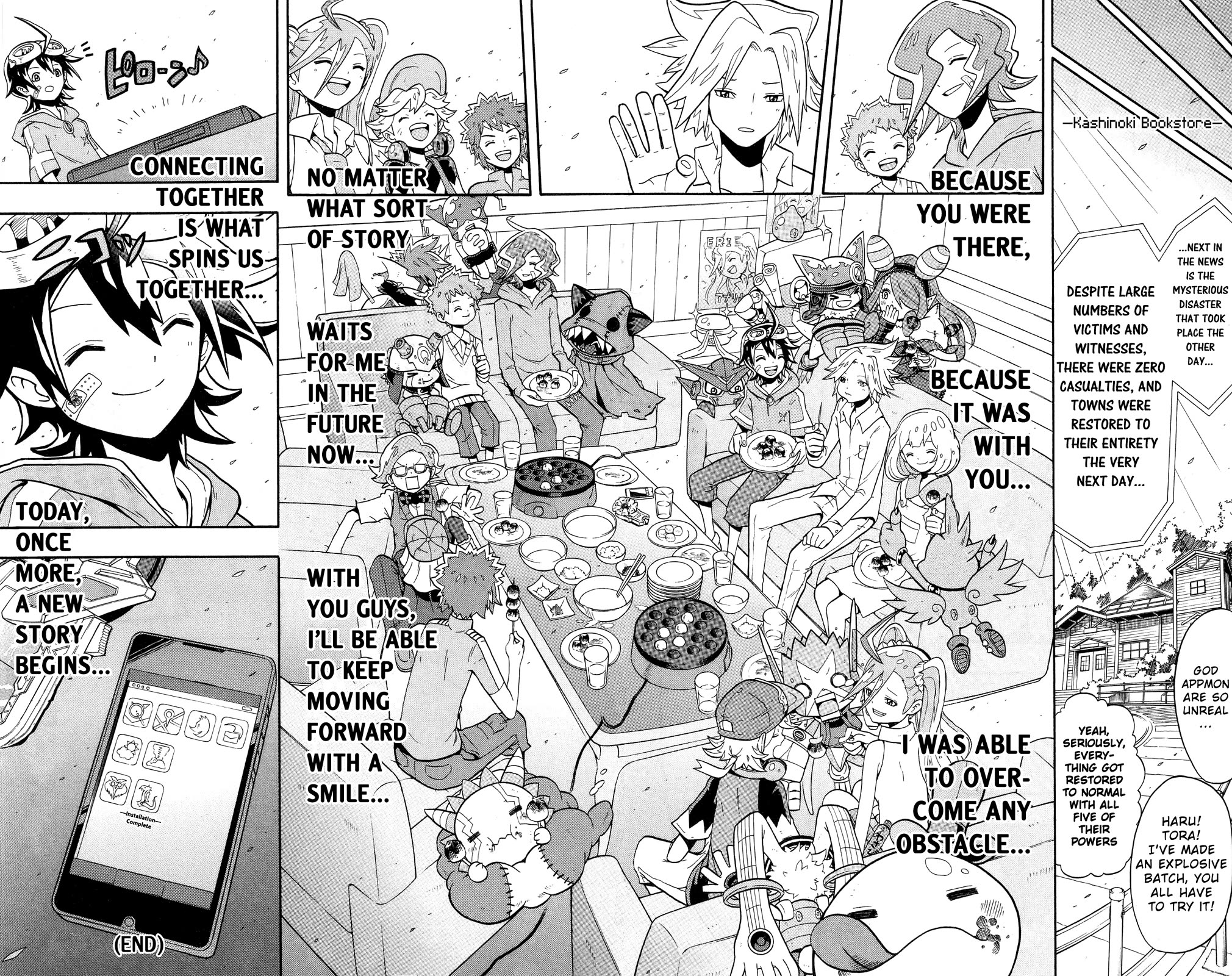 Digimon Universe: Appli Monsters Chapter 12 page 22 - Chapter 12: Gatch!! [END]