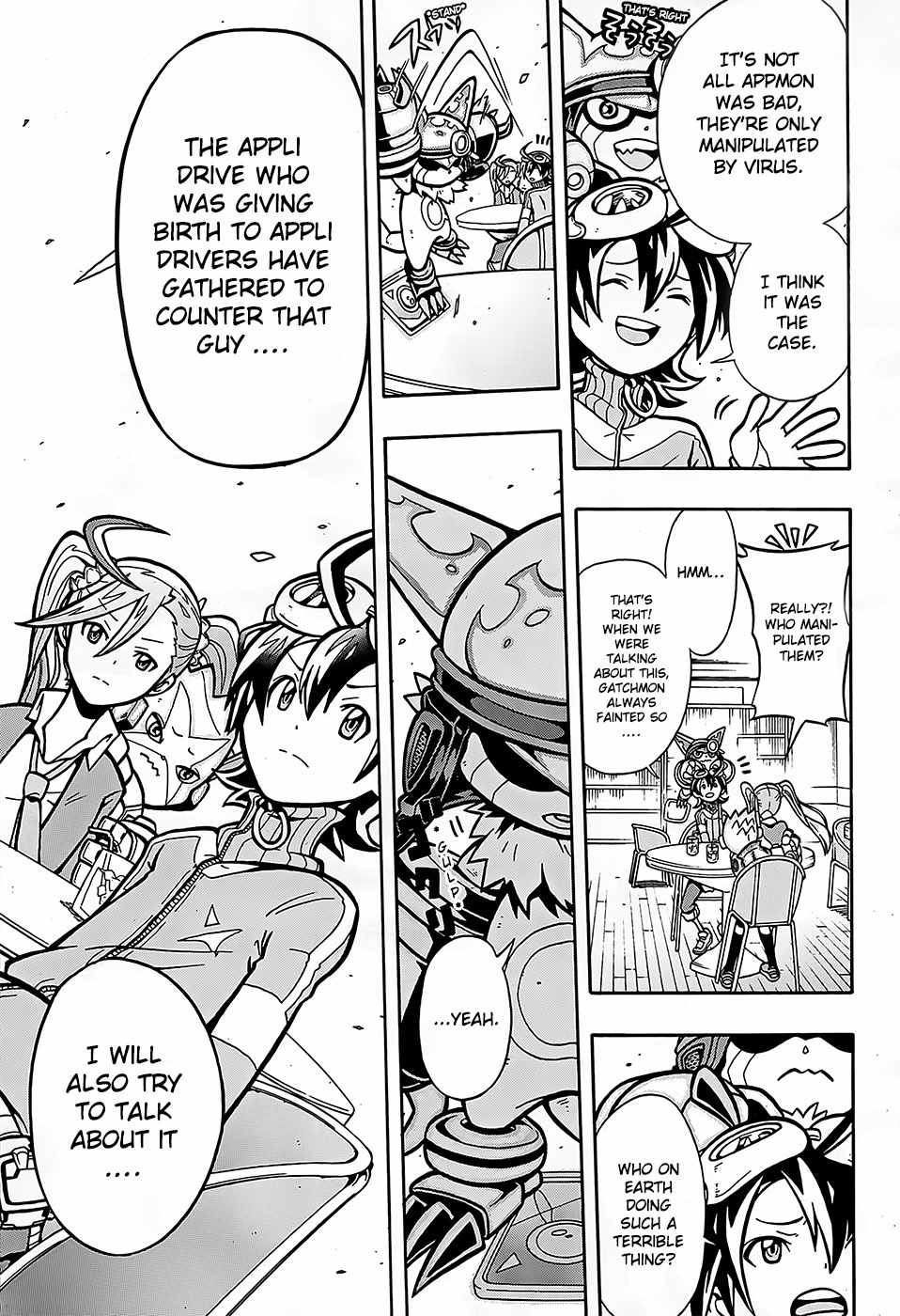 Digimon Universe: Appli Monsters Chapter 2 page 10 - Chapter 2: Determination Install!!