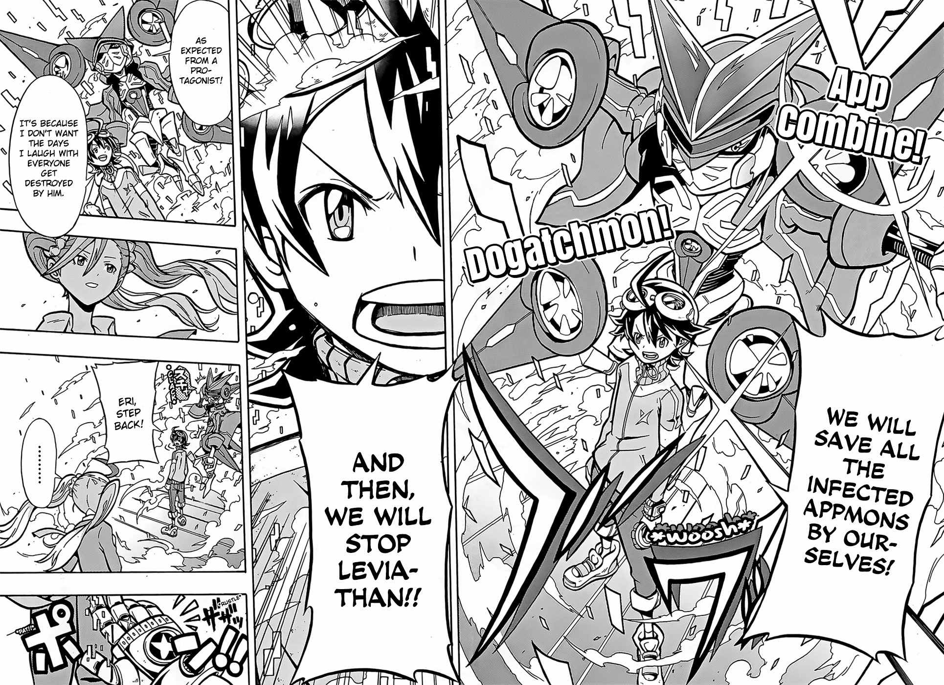 Digimon Universe: Appli Monsters Chapter 2 page 18 - Chapter 2: Determination Install!!