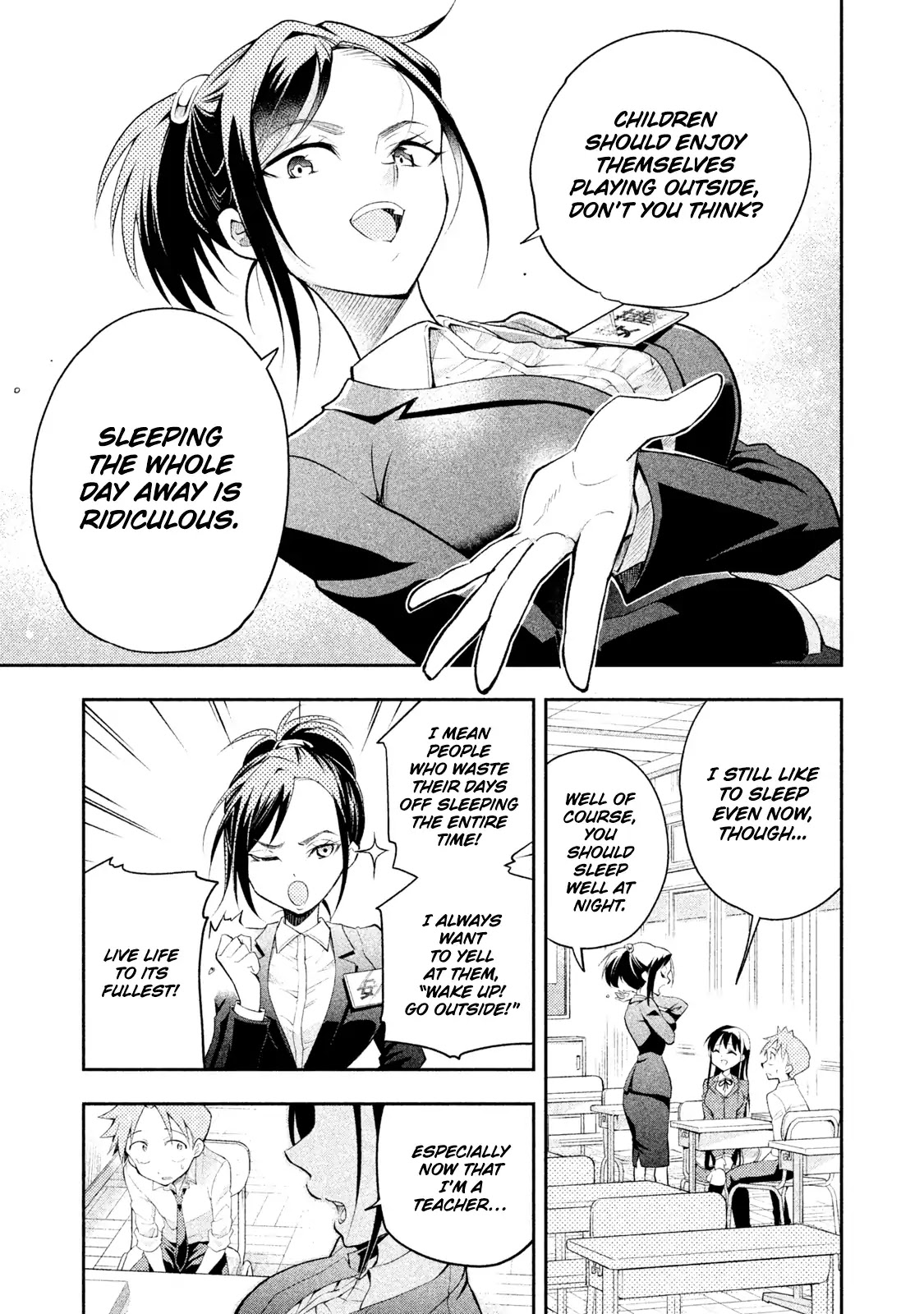 Dignified asleep SAEKI Chapter 13 page 11 - Chapter 13: Teaching Practice