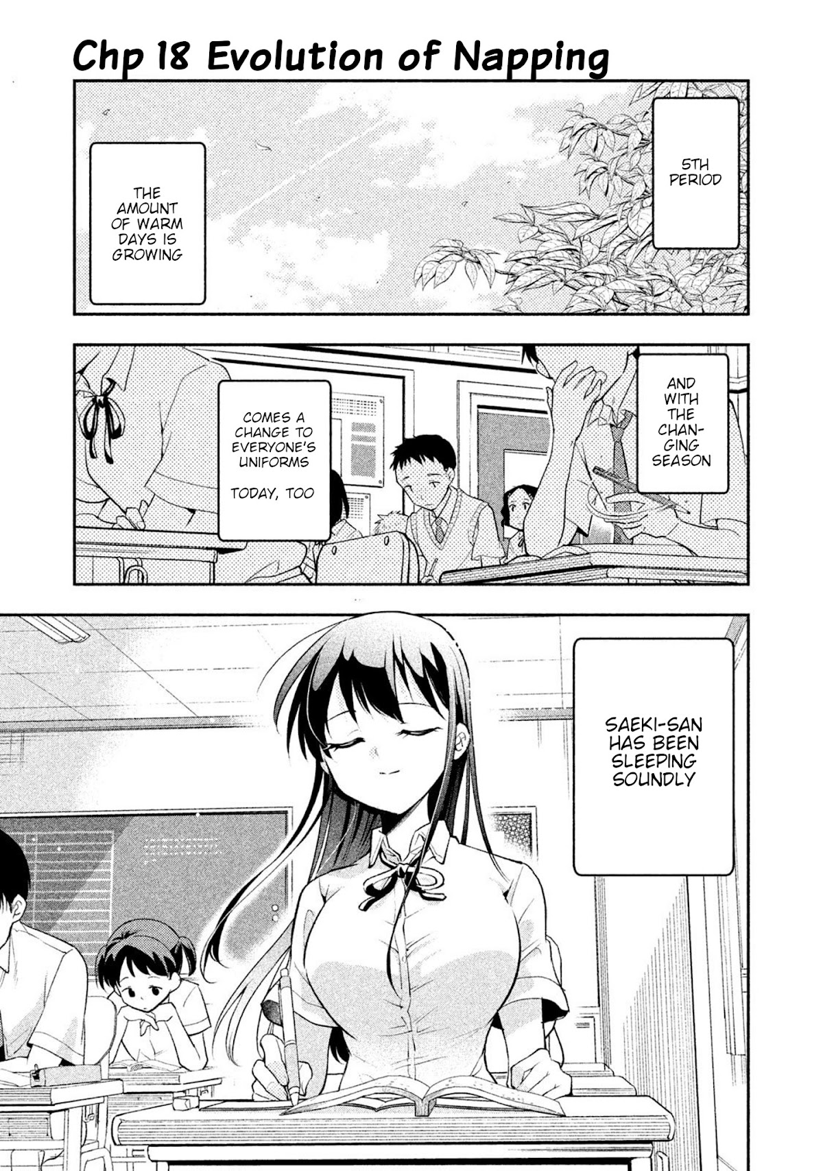 Dignified asleep SAEKI Chapter 18 page 6 - Chapter 18: Evolution of Napping
