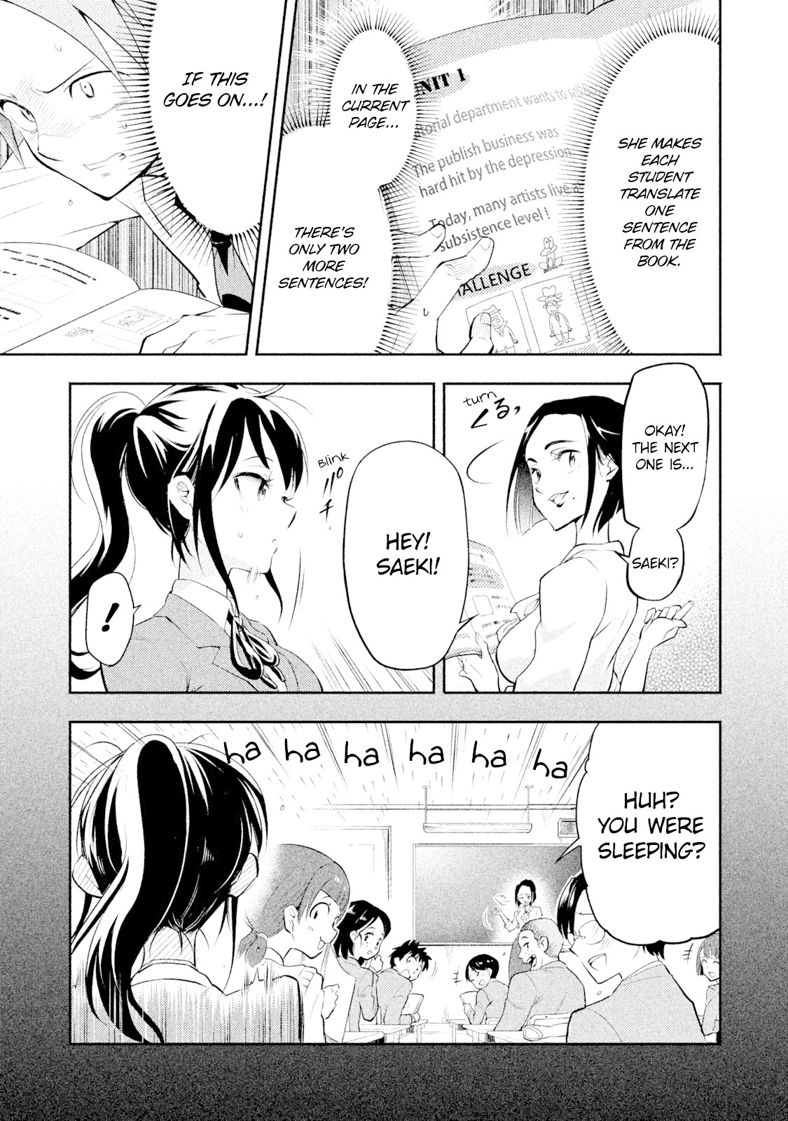 Dignified asleep SAEKI Chapter 2 page 5 - Chapter 2: Fifth Period's Trap