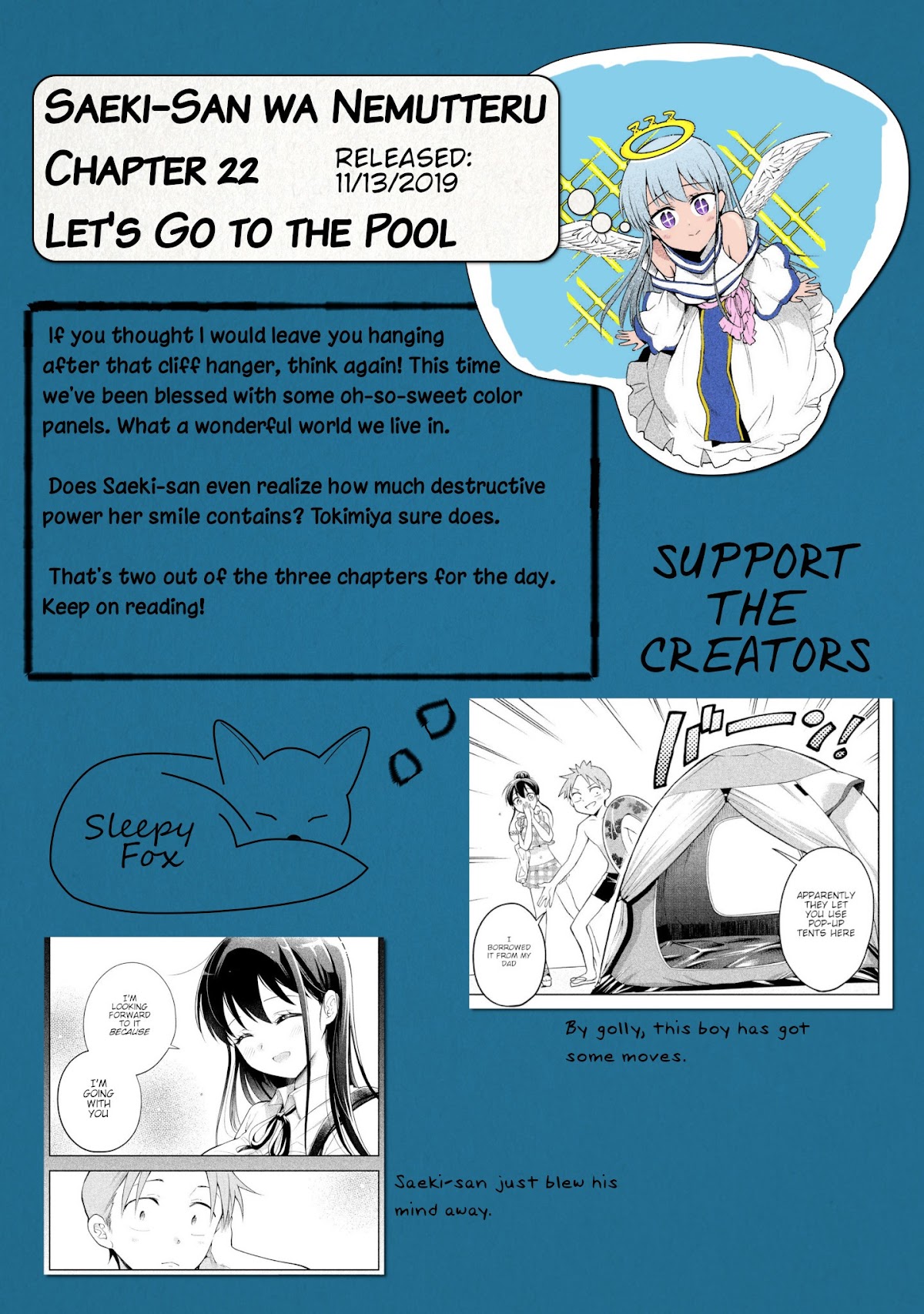 Dignified asleep SAEKI Chapter 22 page 19 - Chapter 22: Let's Go to the Pool