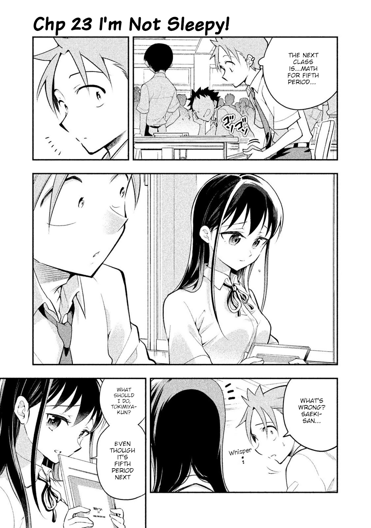 Dignified asleep SAEKI Chapter 23 page 1 - Chapter 23: I'm Not Sleepy!