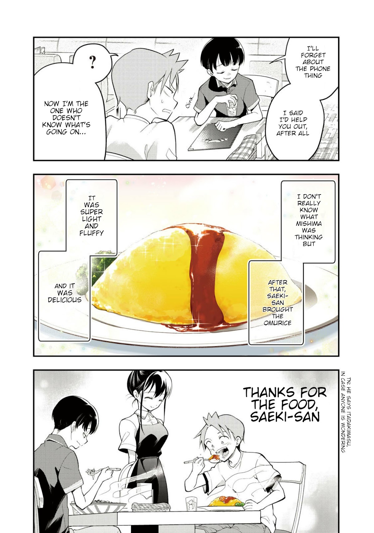 Dignified asleep SAEKI Chapter 24 page 10 - Chapter 24: Omelette Rice