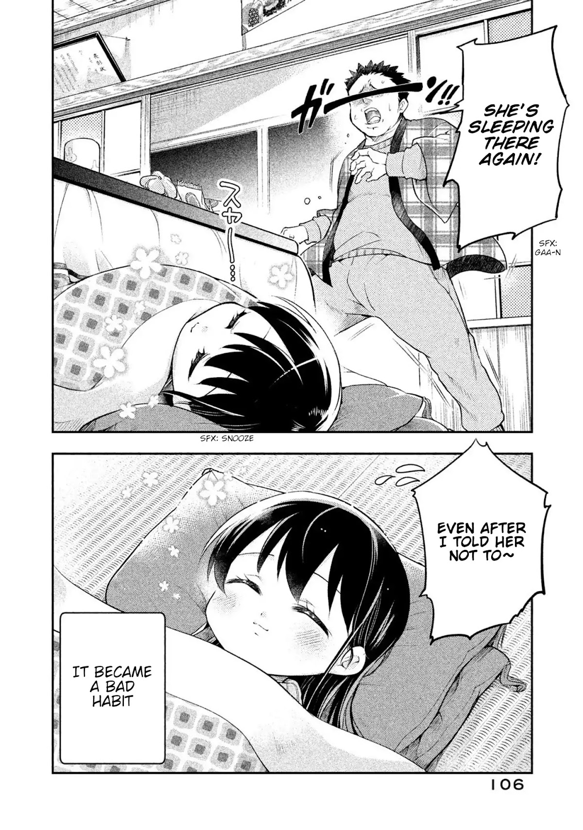 Dignified asleep SAEKI Chapter 25 page 10 - Chapter 25: Saeki-chan and Kotatsu