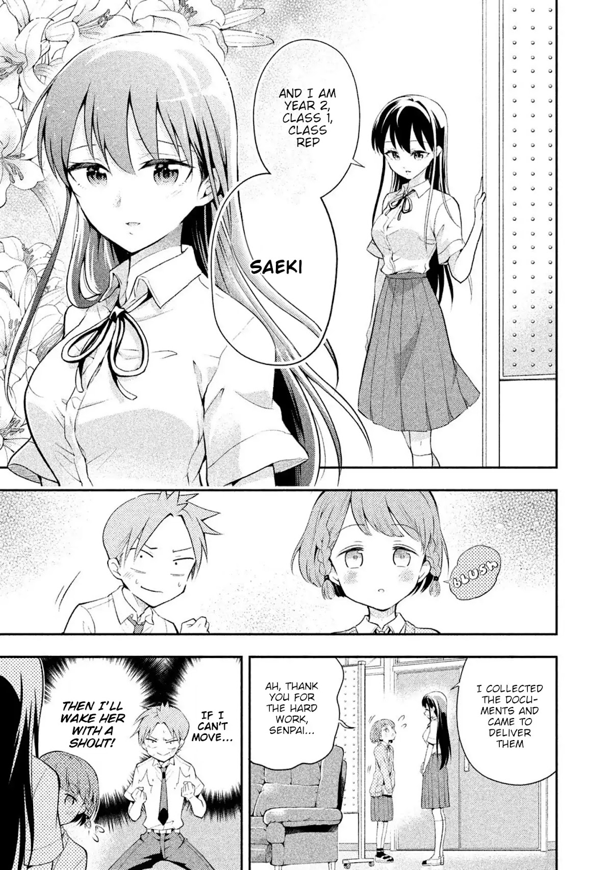 Dignified asleep SAEKI Chapter 27 page 7 - Chapter 27: Student Council Room
