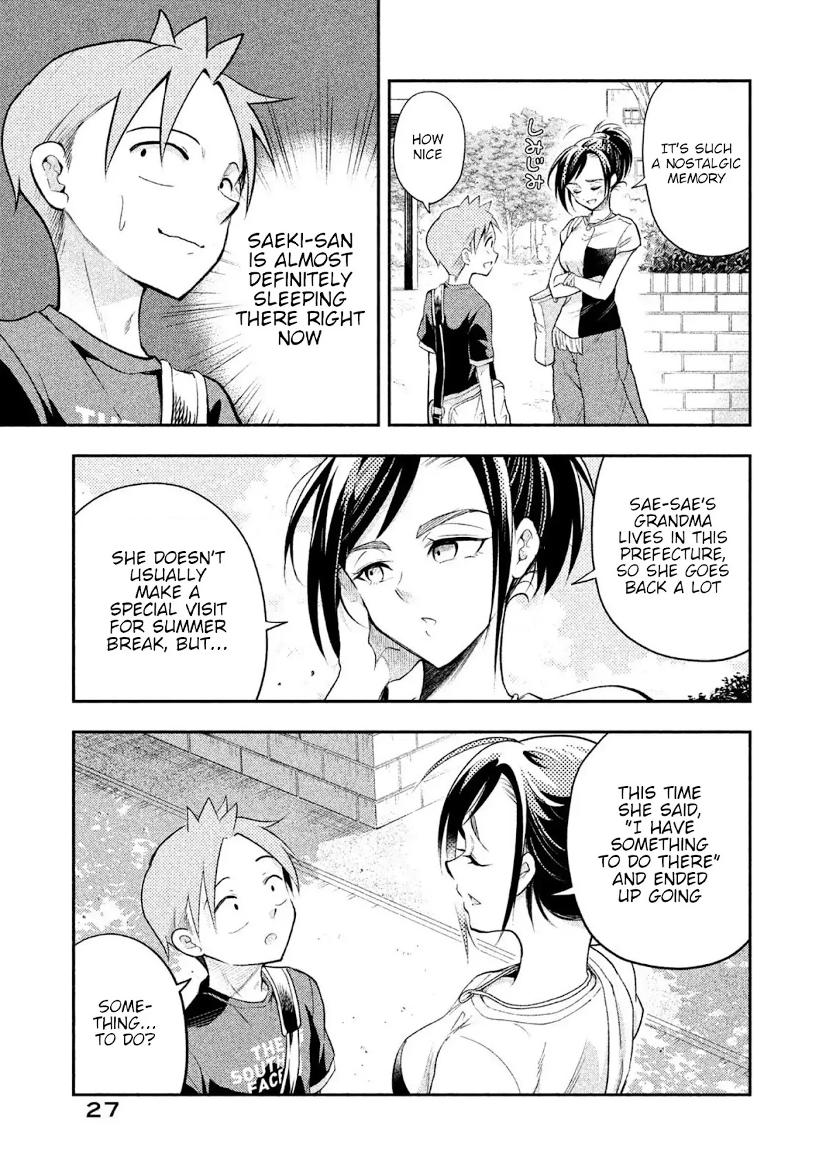 Dignified asleep SAEKI Chapter 30 page 7 - Chapter 30: Chance Meeting with Akkun