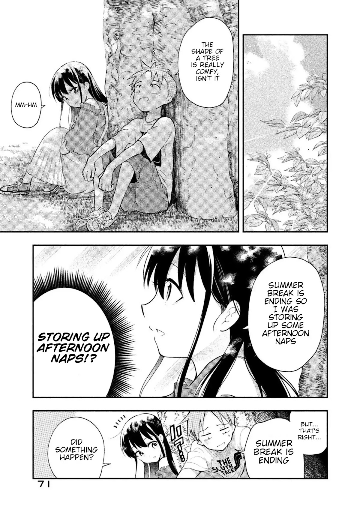 Dignified asleep SAEKI Chapter 32 page 5 - Chapter 32: Summer Break Homework