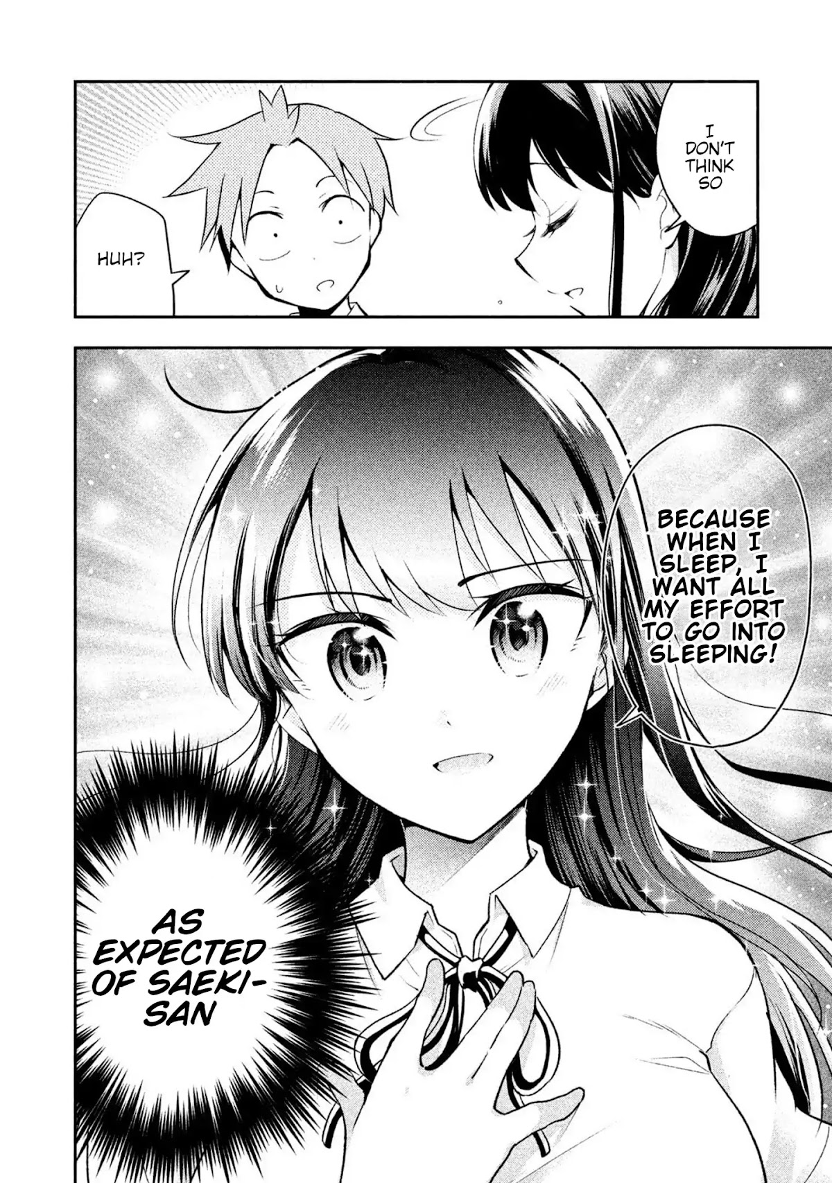 Dignified asleep SAEKI Chapter 34 page 6 - Chapter 34: Presenting School Projects
