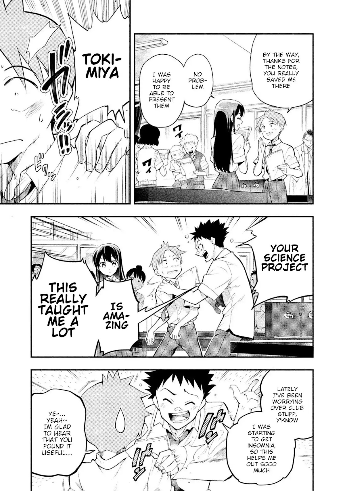 Dignified asleep SAEKI Chapter 34 page 7 - Chapter 34: Presenting School Projects