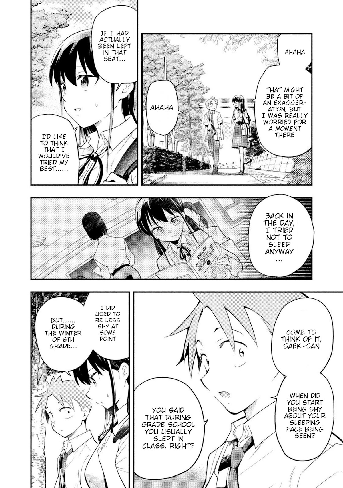 Dignified asleep SAEKI Chapter 35 page 12 - Chapter 35: Seat Change
