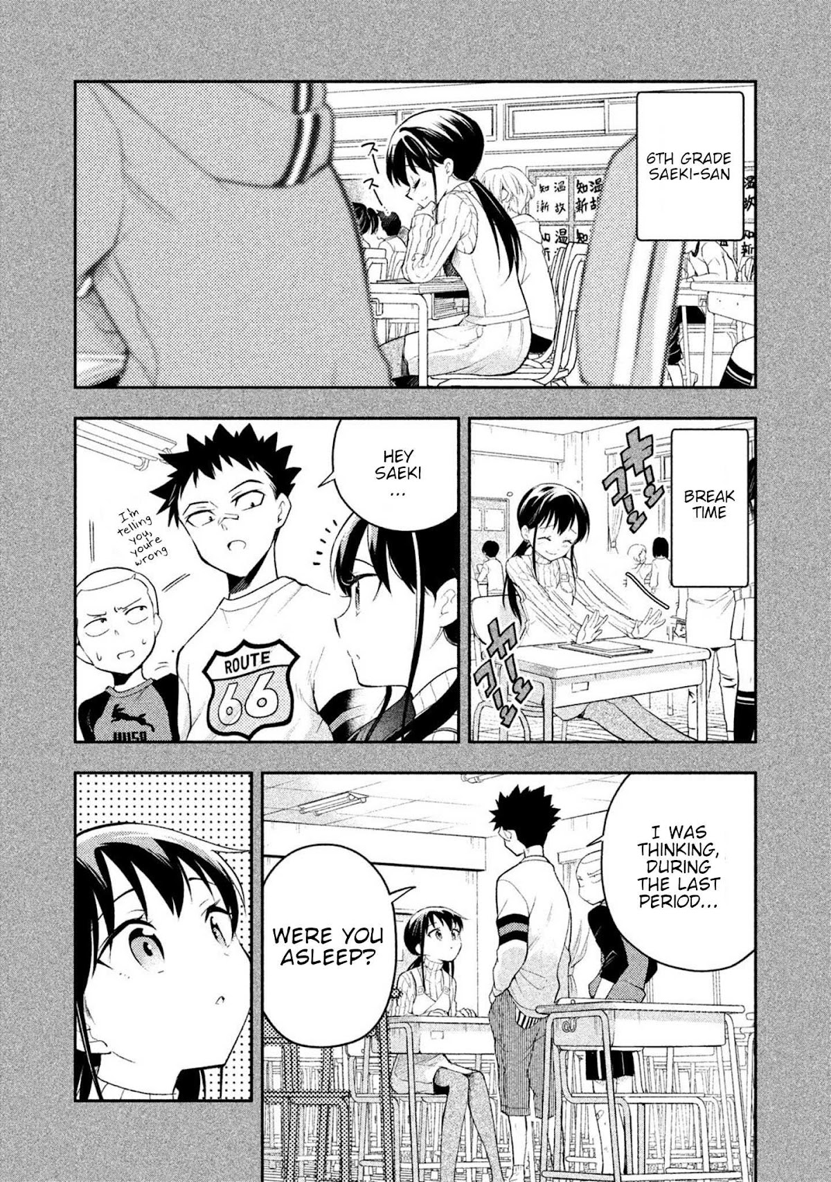Dignified asleep SAEKI Chapter 35 page 13 - Chapter 35: Seat Change