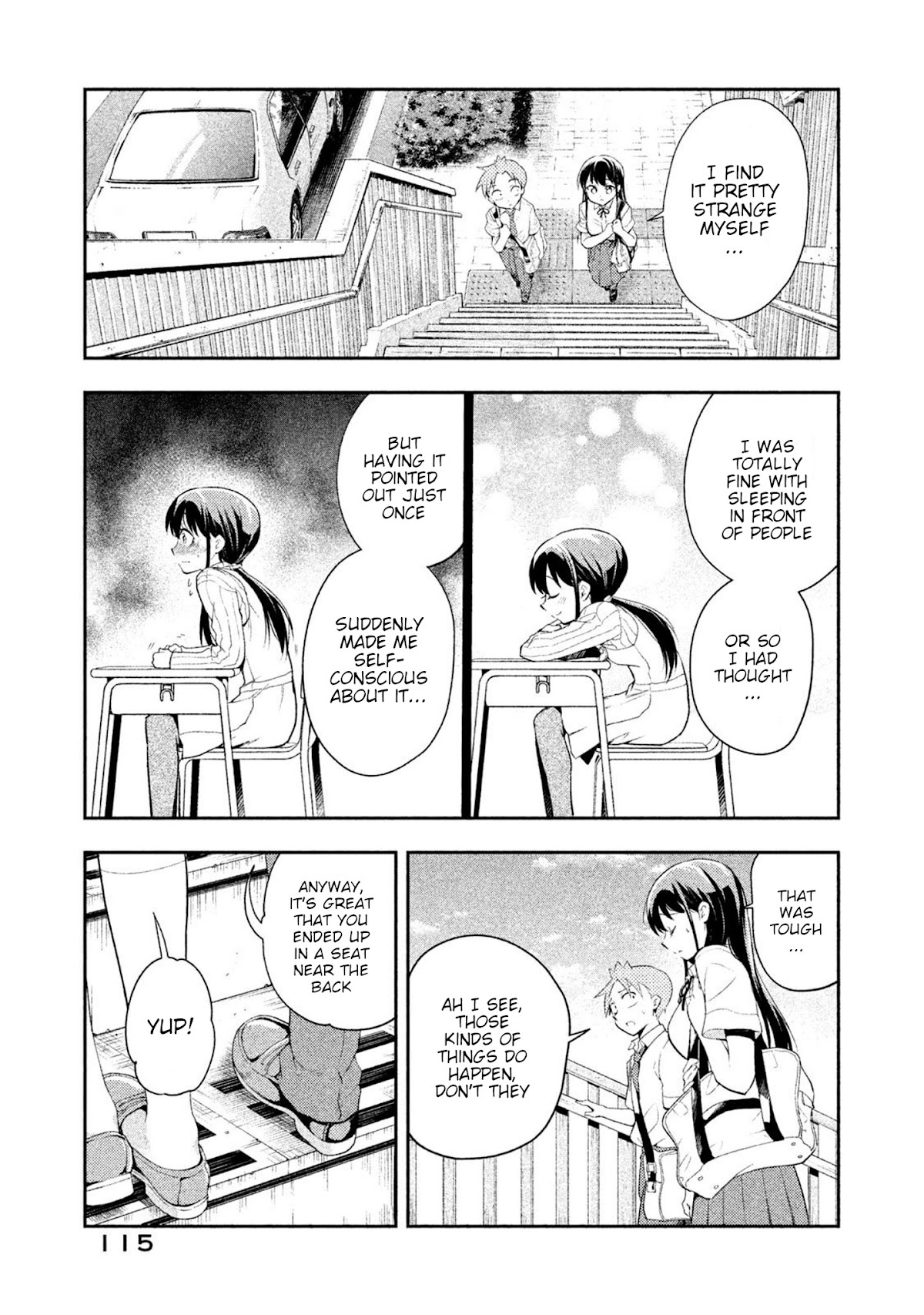 Dignified asleep SAEKI Chapter 35 page 15 - Chapter 35: Seat Change