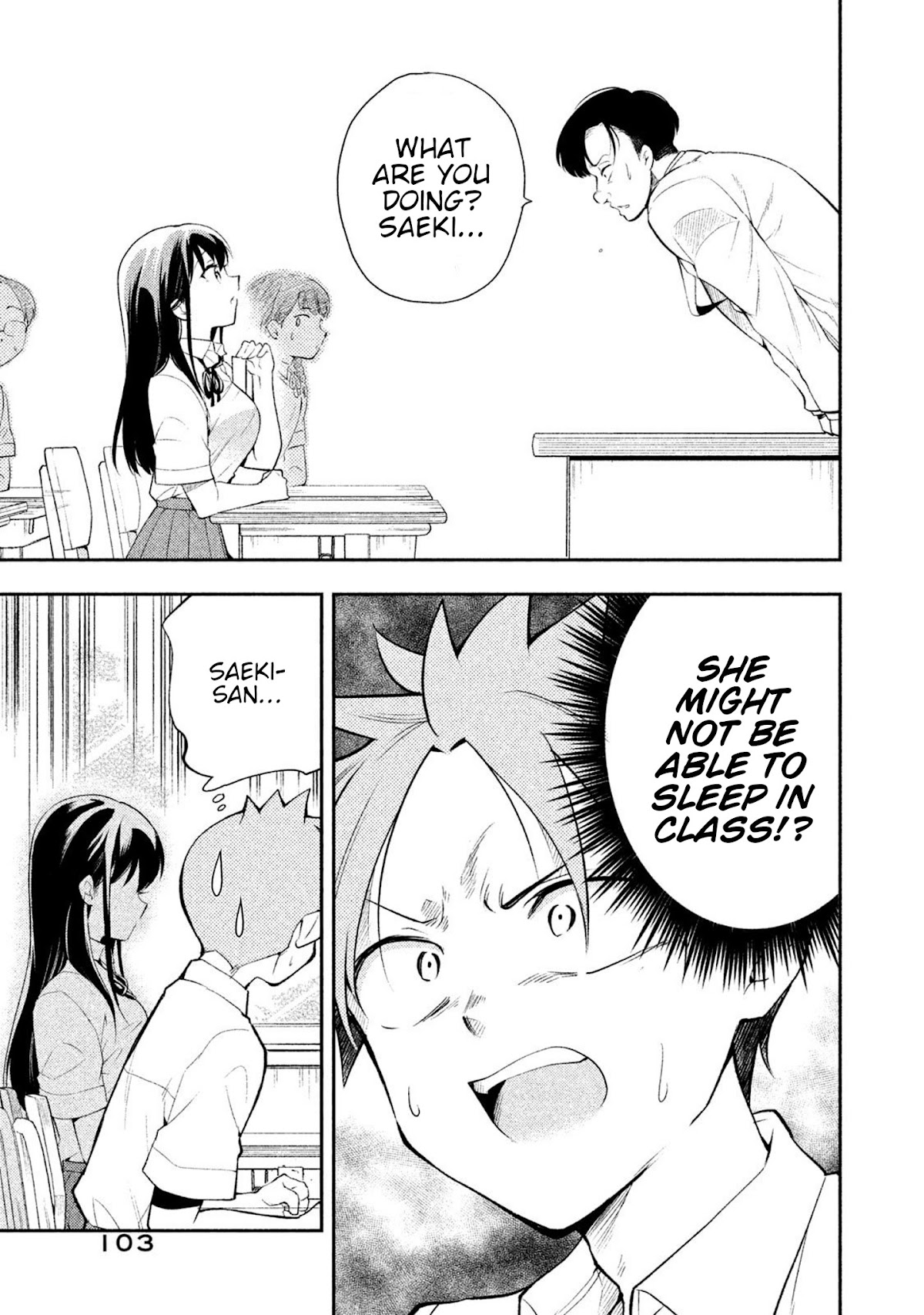 Dignified asleep SAEKI Chapter 35 page 3 - Chapter 35: Seat Change