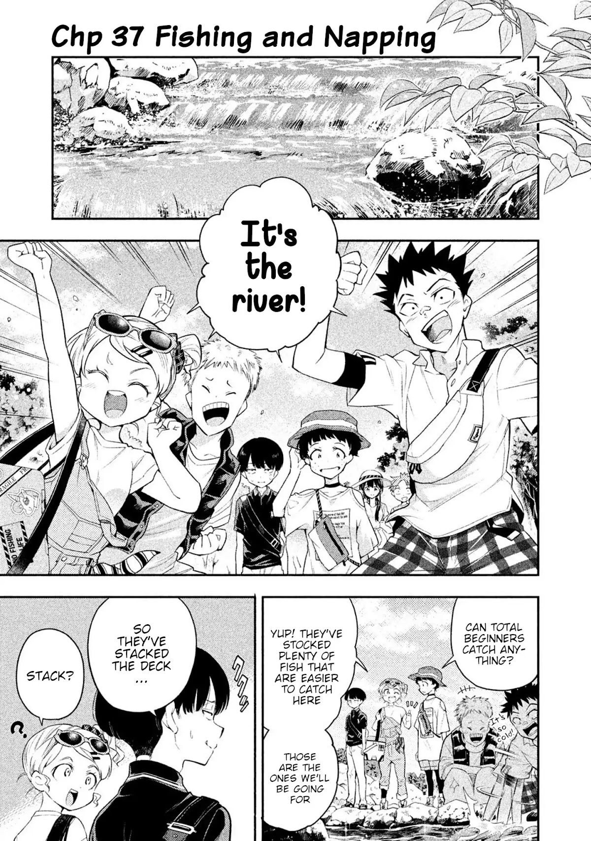 Dignified asleep SAEKI Chapter 37 page 1 - Chapter 37: Fishing and Napping