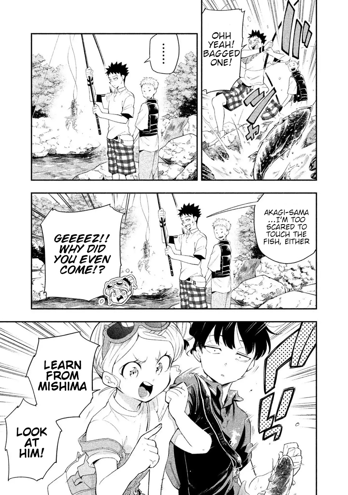 Dignified asleep SAEKI Chapter 37 page 11 - Chapter 37: Fishing and Napping
