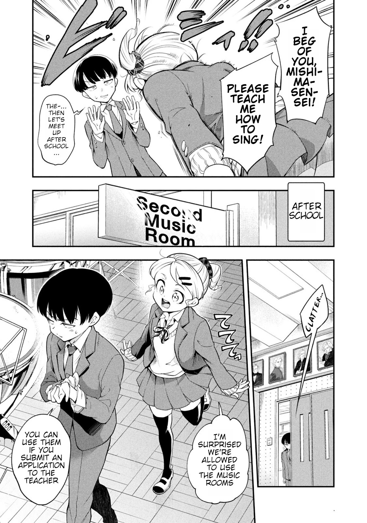 Dignified asleep SAEKI Chapter 46 page 5 - Chapter 46: Mishima-kun Is Thinking...