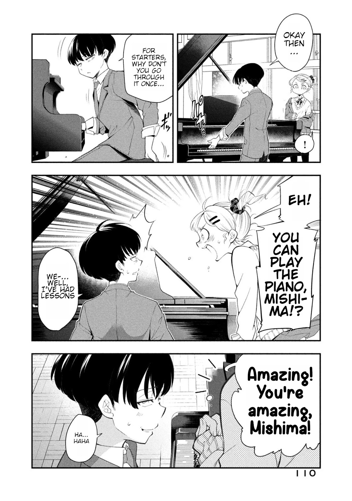 Dignified asleep SAEKI Chapter 46 page 6 - Chapter 46: Mishima-kun Is Thinking...