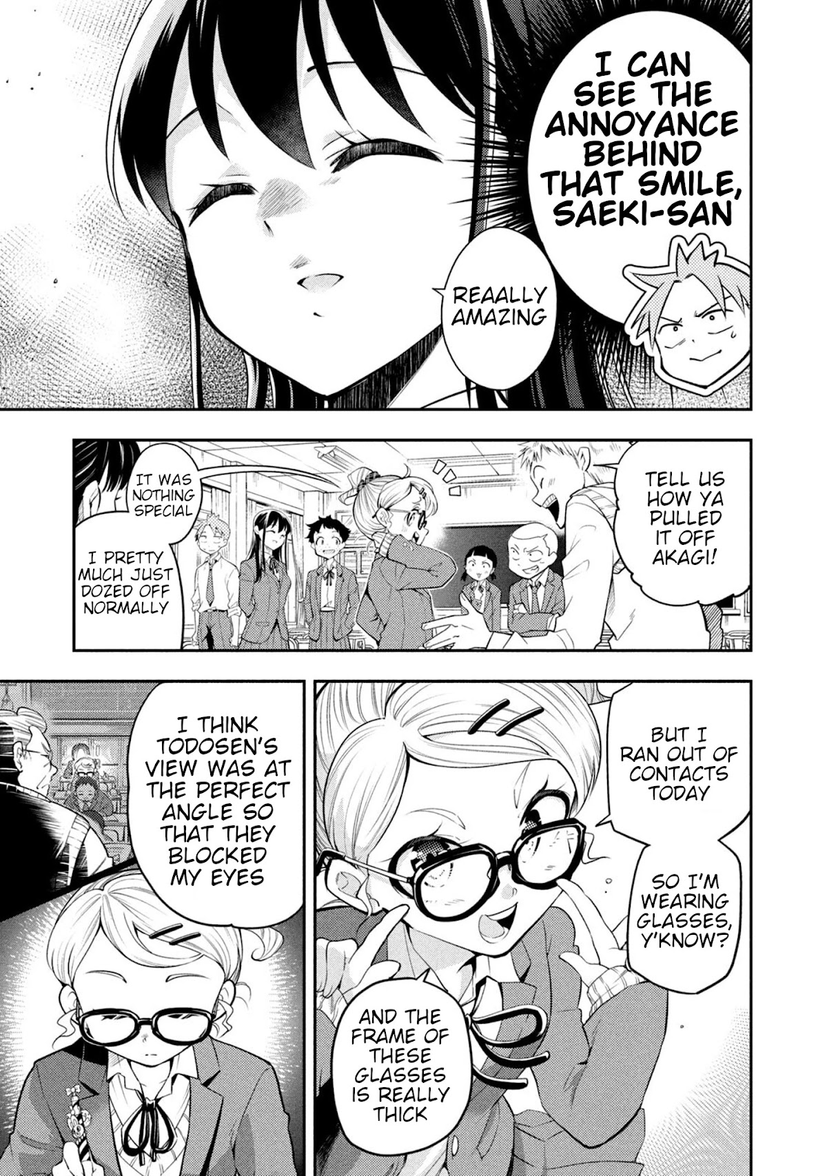 Dignified asleep SAEKI Chapter 48 page 3 - Chapter 48: Glasses and Naps