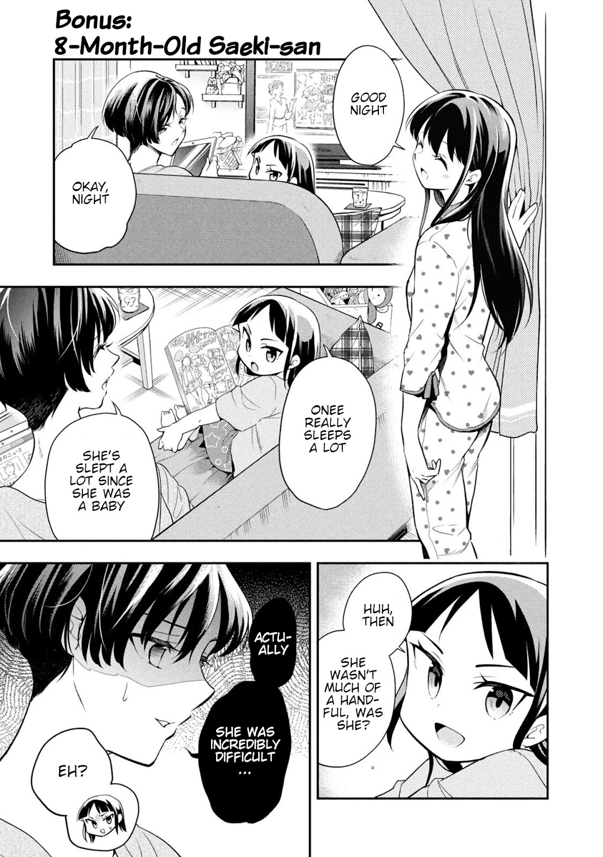Dignified asleep SAEKI Chapter 49.3 page 1 - Chapter 49.3: Bonus Chapters Part 3