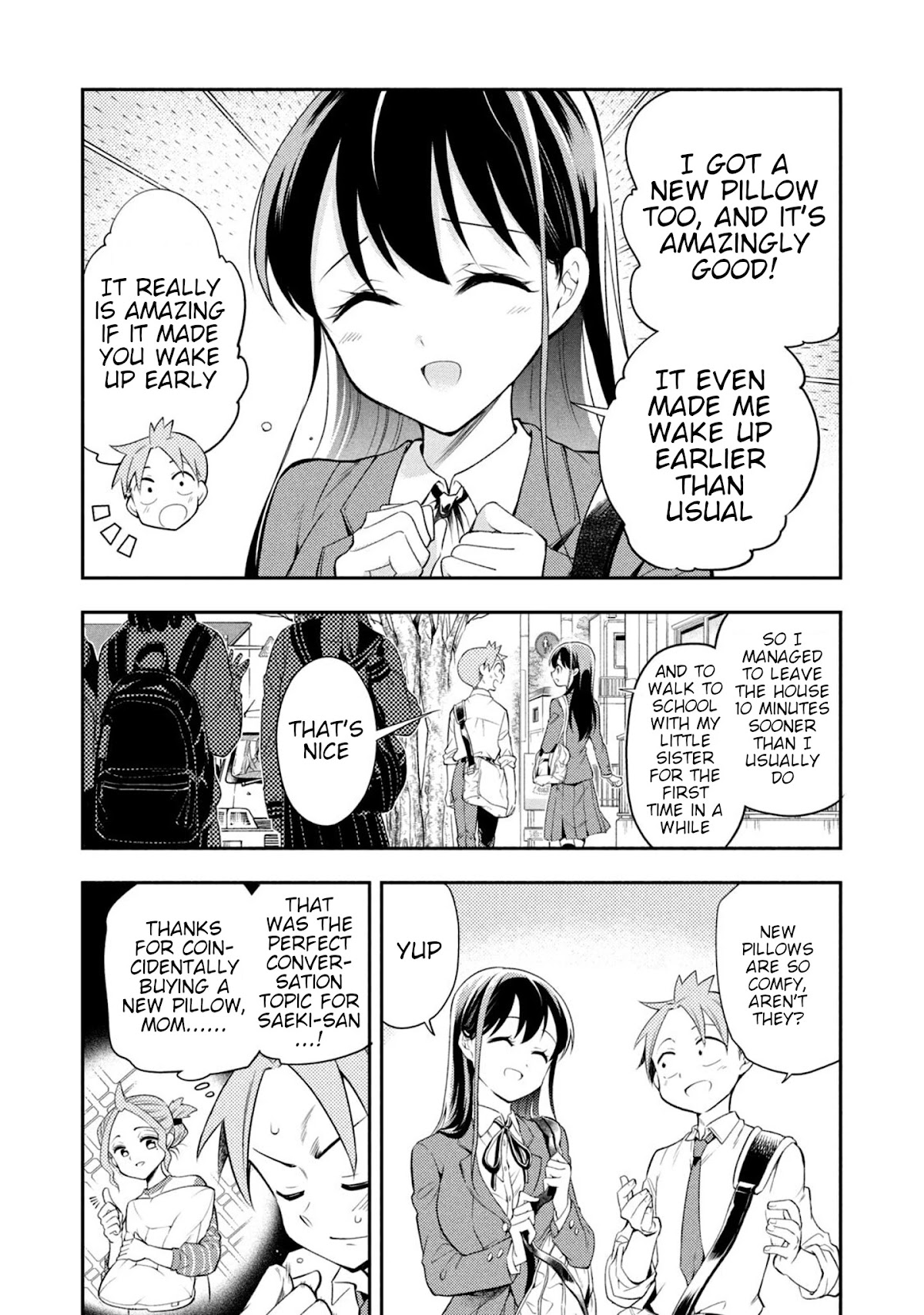 Dignified asleep SAEKI Chapter 49 page 10 - Chapter 49: Saeki-san Is Asleep