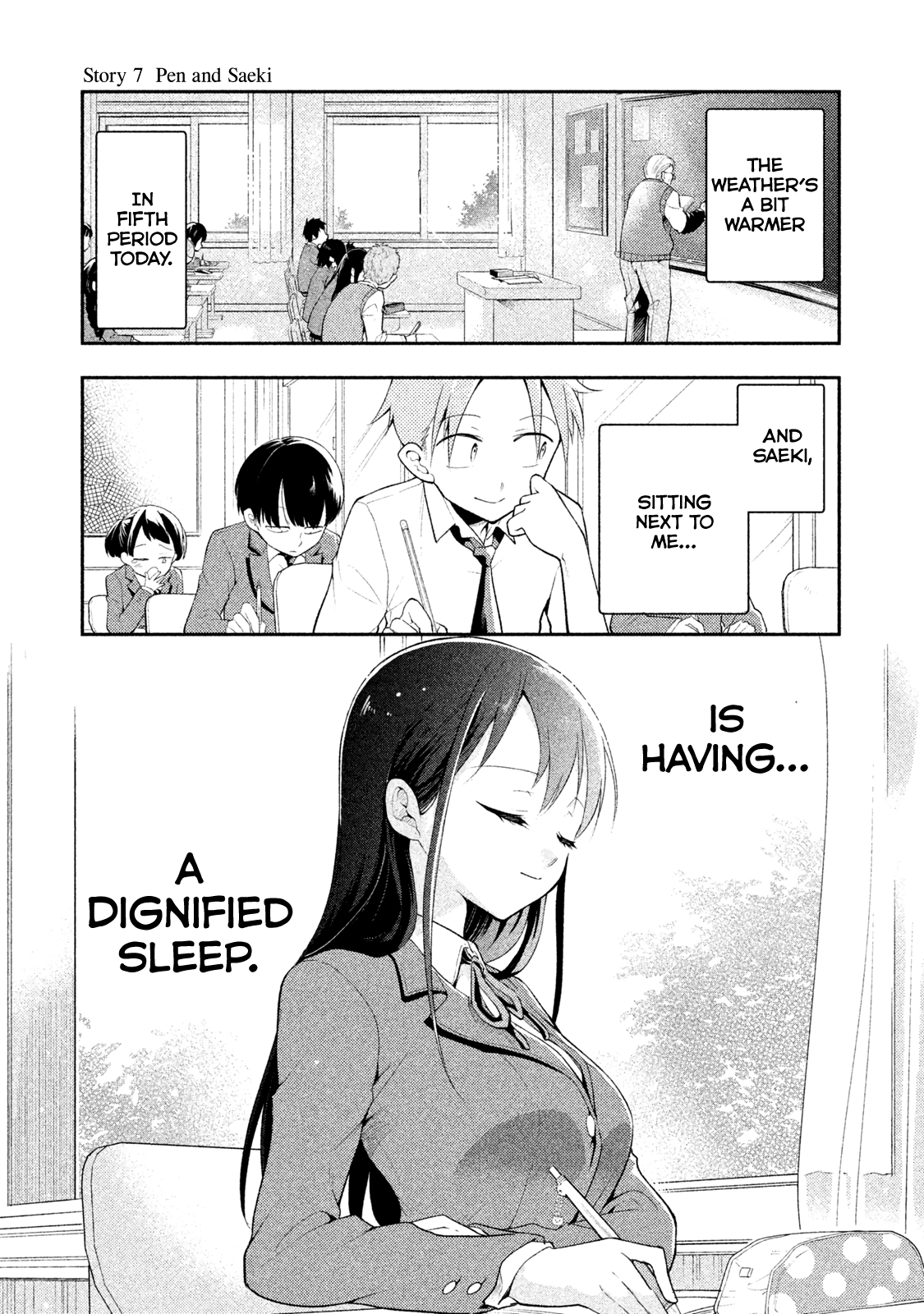 Dignified asleep SAEKI Chapter 7 page 1 - Chapter 7: Pen and Saeki