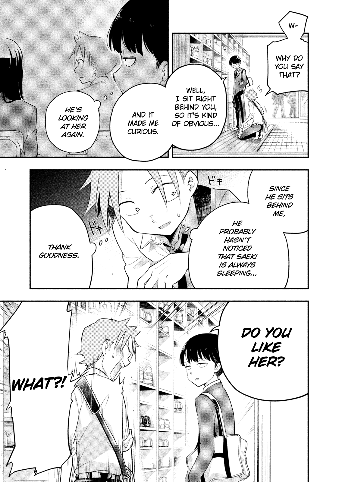 Dignified asleep SAEKI Chapter 7 page 11 - Chapter 7: Pen and Saeki