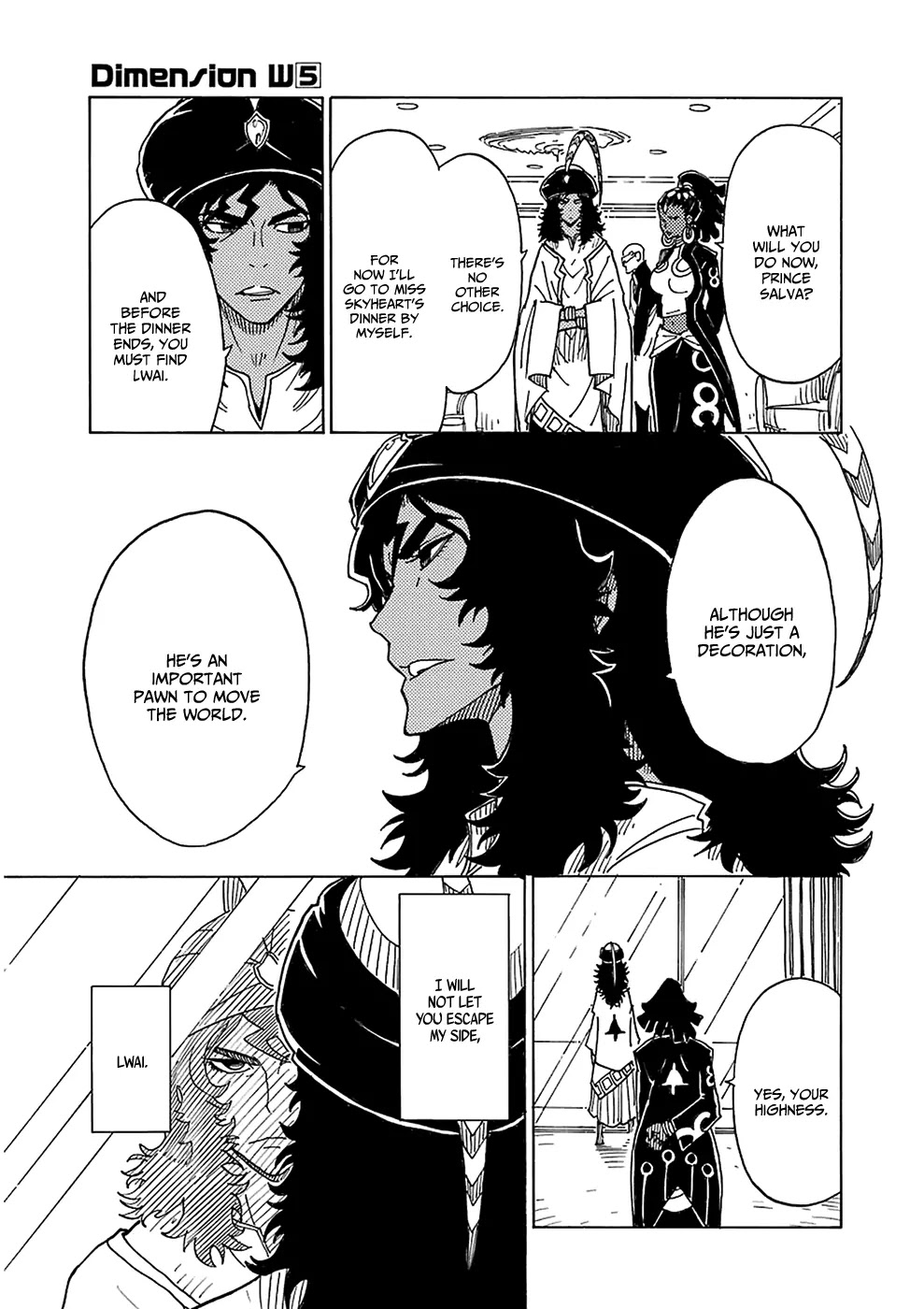 Dimension W Chapter 34 page 12 - Chapter 34: Kyoma's Melancholy