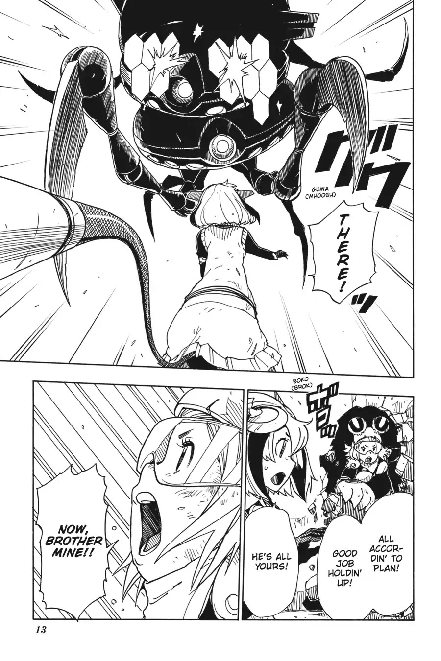 Dimension W Chapter 56 page 13 - Chapter 56: Mira's Fight