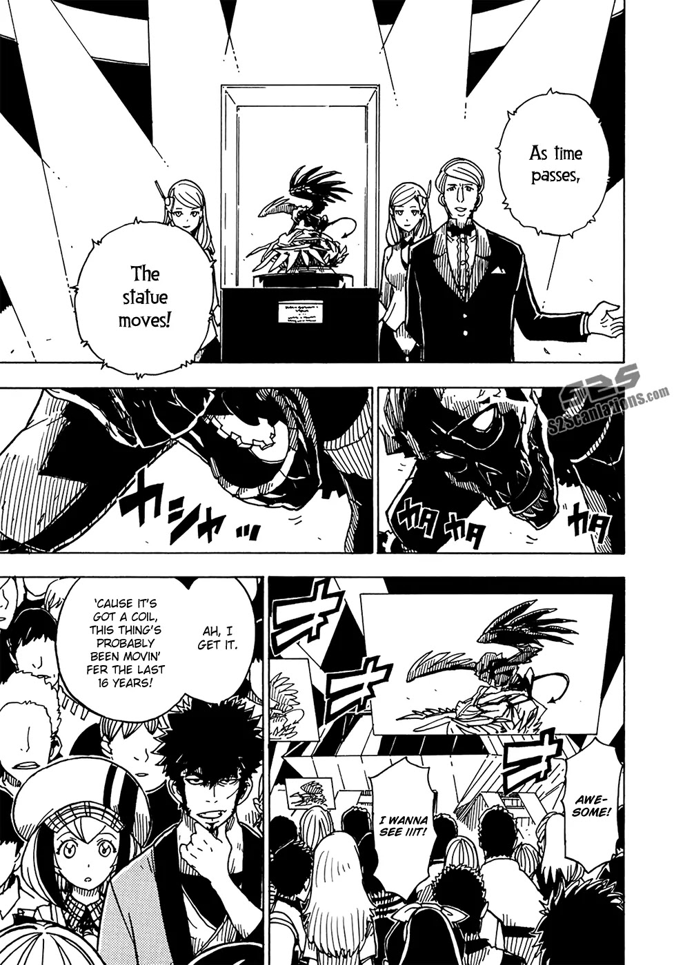 Dimension W Chapter 6 page 17 - Chapter 6: The Black and White Angel Statue