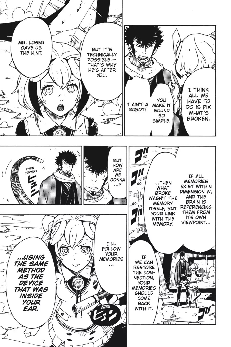 Dimension W Chapter 71 page 19 - Chapter 71: Kyouma & Mira