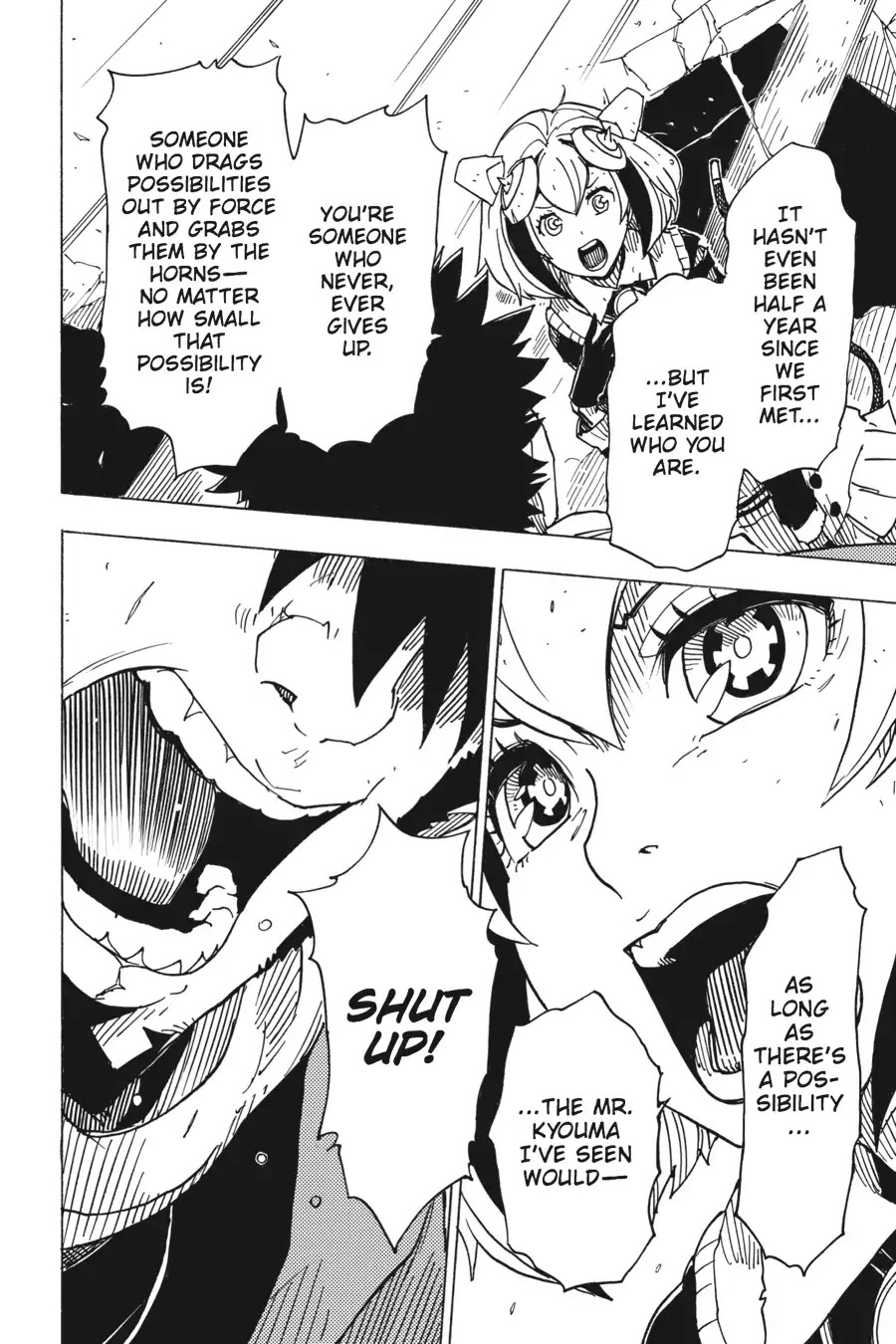 Dimension W Chapter 71 page 4 - Chapter 71: Kyouma & Mira