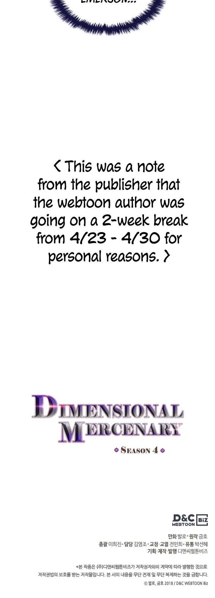 Dimensional Mercenary Chapter 167 page 36 - Chapter 167: Season 4 Ch 55