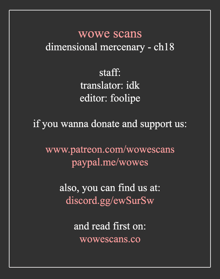 Dimensional Mercenary Chapter 18 page 2 - Chapter 18