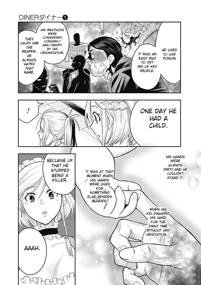 DINER Chapter 4 page 15 - Chapter 4: Innocent Prayer & Silver Bullet (1)