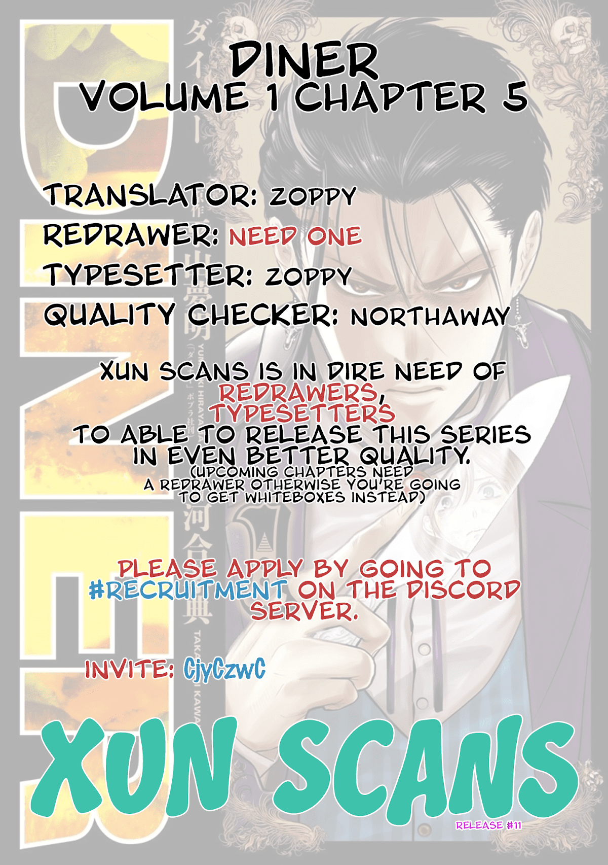 DINER Chapter 5 page 21 - Chapter 5: Innocent Prayer & Silver Bullet 2