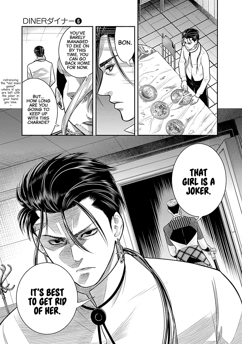 DINER Chapter 53 page 18 - Chapter 53: Eden's Dinner & Strange Four Plates 4
