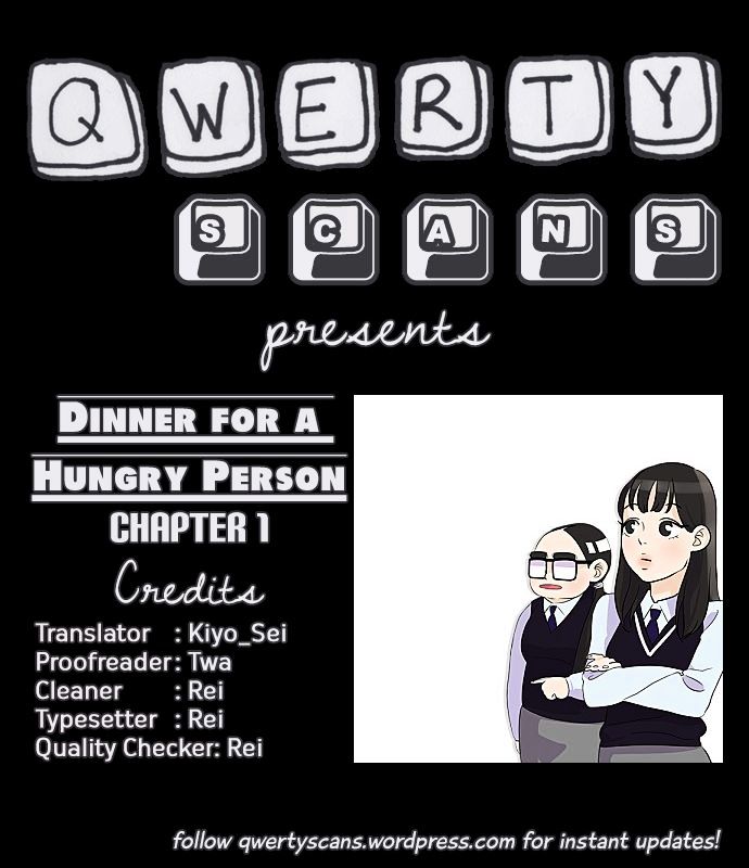 Dinner for a Hungry Person Chapter 1 page 1 - Chapter 1