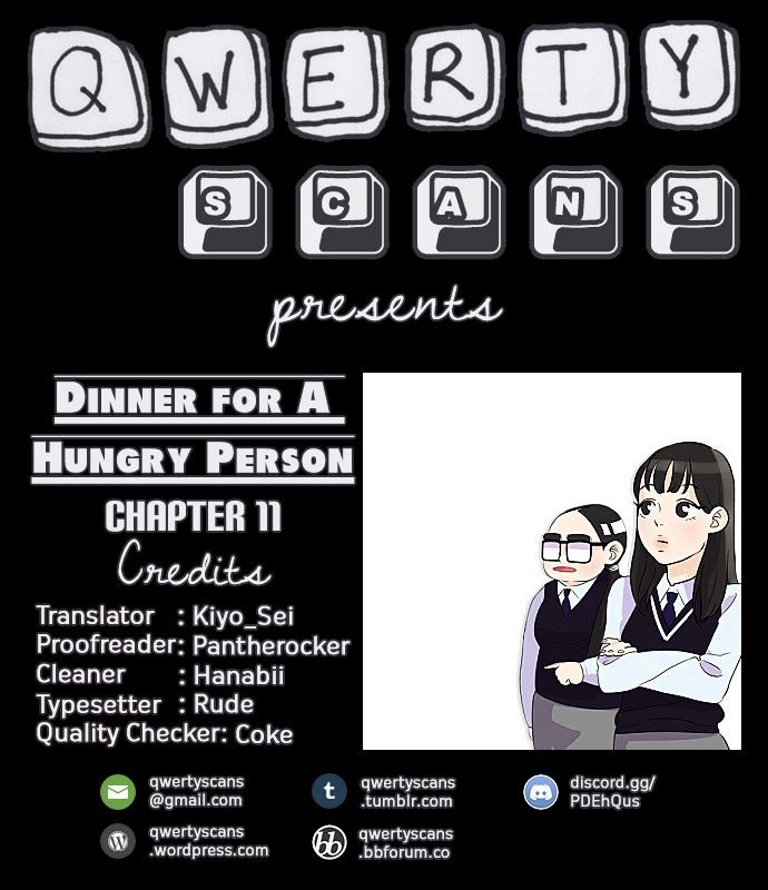 Dinner for a Hungry Person Chapter 11 page 1 - Chapter 11