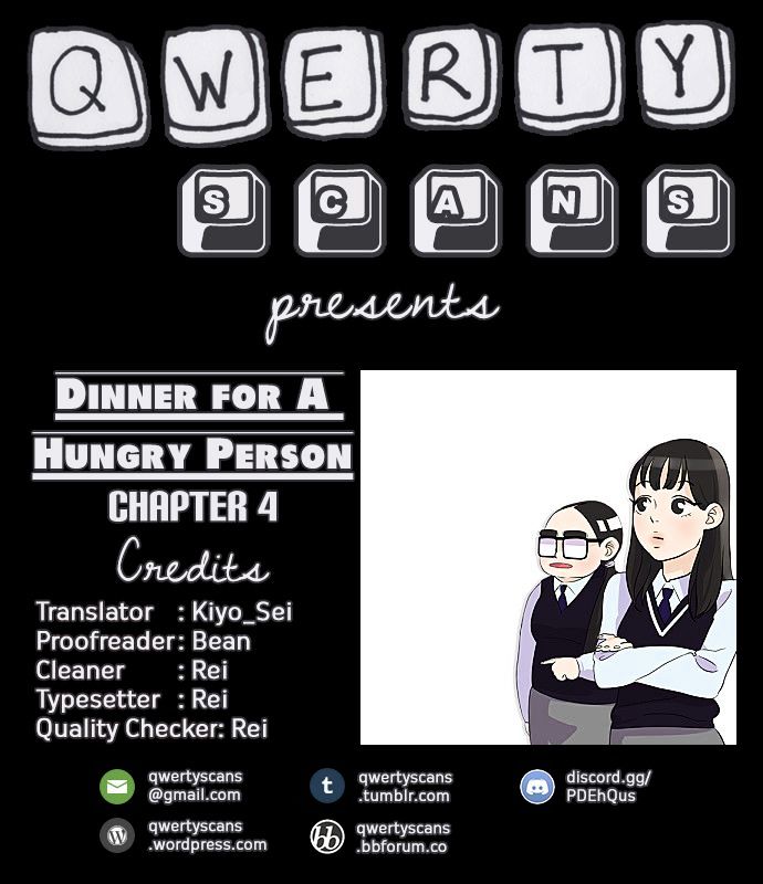 Dinner for a Hungry Person Chapter 4 page 1 - Chapter 4