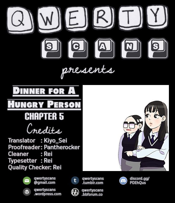 Dinner for a Hungry Person Chapter 5 page 1 - Chapter 5