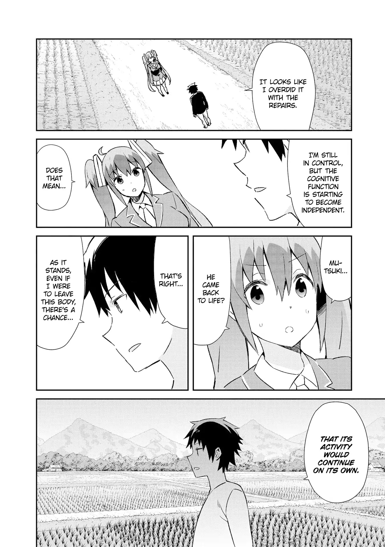 Dioti Manual ~Kamisamatachi no Ren'ai Daikou~ Chapter 12 page 12 - Chapter 12: Love Chain (Back)
