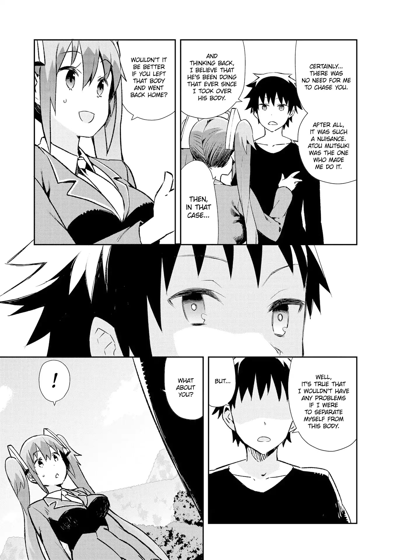 Dioti Manual ~Kamisamatachi no Ren'ai Daikou~ Chapter 12 page 13 - Chapter 12: Love Chain (Back)